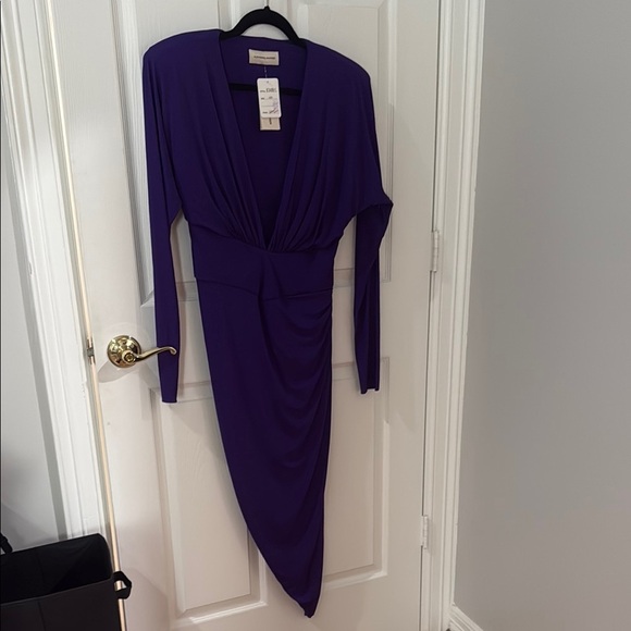 NWT Alexandre Vauthier Purple Women's Dress size 40 - Picture 3 of 6